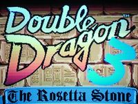 une photo d'Ã©cran de Double Dragon 3 sur Sega Megadrive